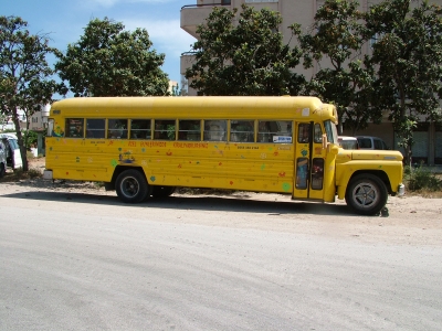Alter Schulbus aus der USA