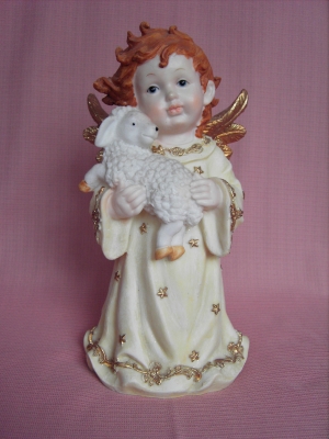 Engel mit Schaf
