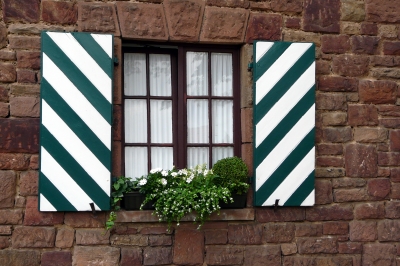 romantisches Fenster in Nideggen (Rureifel)