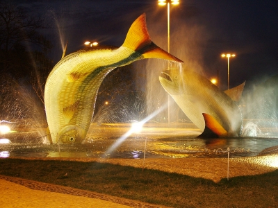 Fischiger Brunnen in Bonito