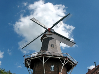 Varel Windmühle Oberteil näher