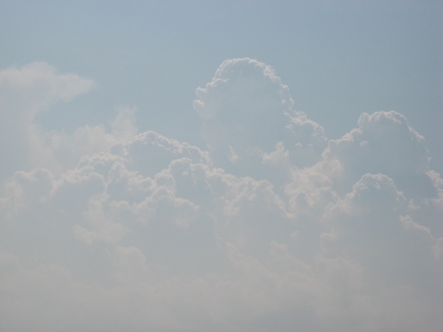 wolken überm meer