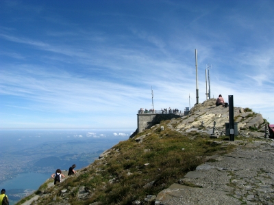 Niesen: Aussichts-Terrasse