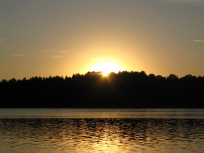 Der Sonnenuntergang bei Granzow
