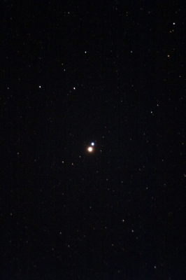 Doppelstern Albireo im Sternbild Schwan