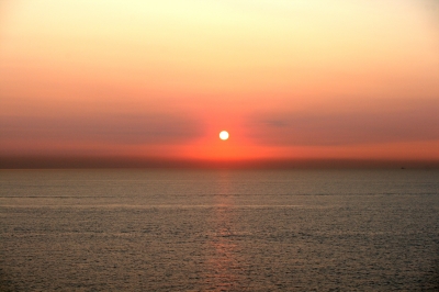 Sonnenaufgang bei Barcelona