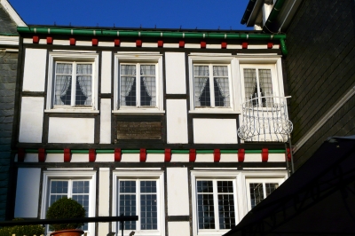 Fachwerktrakt in altem Bergischen Gasthaus