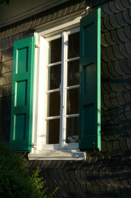 Fenster im Abendlicht