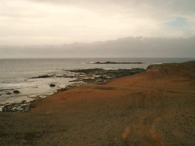 Spaziergang auf einer Insel