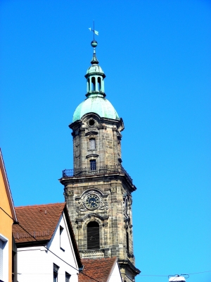Erlangen, Kirchturm, Neustädter Kirche