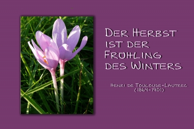 Karte zum Herbst