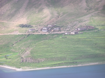 kleines Dorf in Tibet