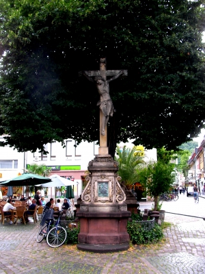 Kreuz in Unterlinden in Freiburg im Breisgau