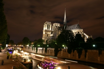 Notre Dame by night