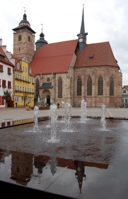 Marktplatz Brunnen Schmalkalden