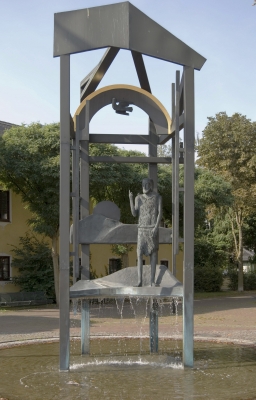 Der Johannesbrunnen in Königsbrunn