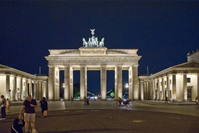 Brandenburger Tor am Abend