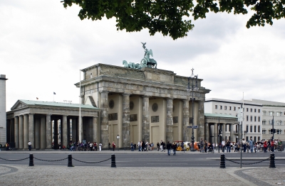 Brandenburger Tor von hinten