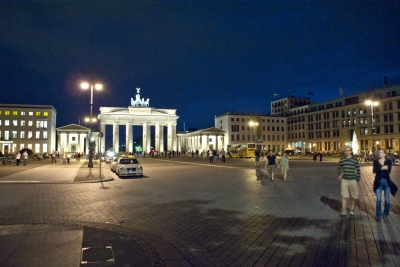 Brandenburger Tor am Abend
