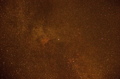Sternbild Schwan mit Deneb und NGC 7000