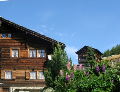 Gspon - typisches Walliserhaus
