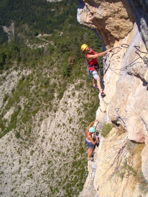 Klettersteig : Le Caire (Südfrankreich))