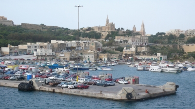 der Hafen von Gozo