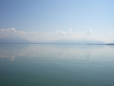 Segelboot auf Chiemsee