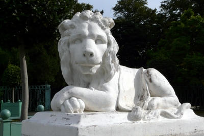 Der weiße Löwe zu Schloss Benrath