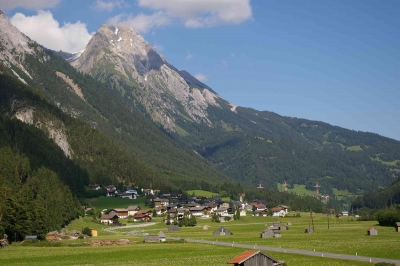 Postkartenidyll von Schnann am Arlberg