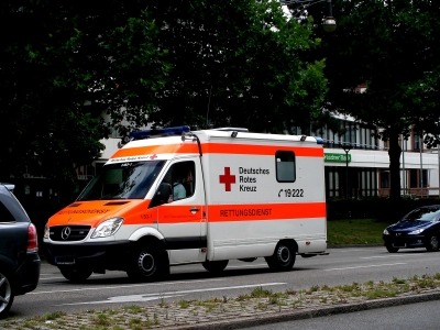 Krankenwagen in Freiburg