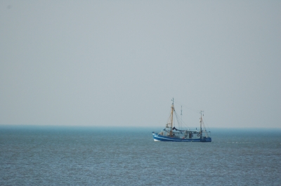 Krabbenkutter vor Westerland/Sylt