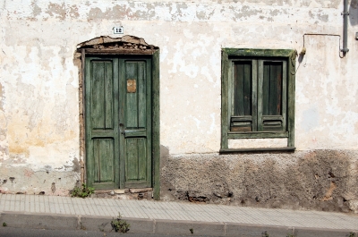 Häuserfassade auf Teneriffa