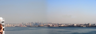Panorama von Neapel aus 8 Bildern