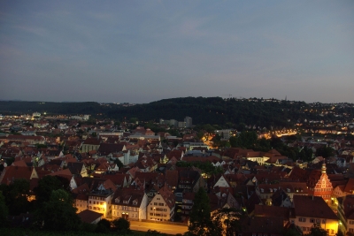 Abendlicht 5 - Blick auf die Stadt Esslingen