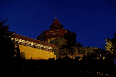 Abendlicht 7 - Esslinger Burg zur blauen Stunde