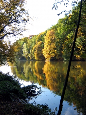 Herbststimmung am Fluss