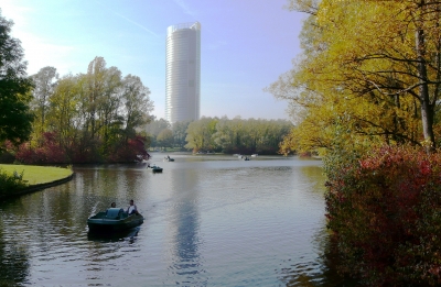 Herbststimmung im Bonner Rheinauenpark