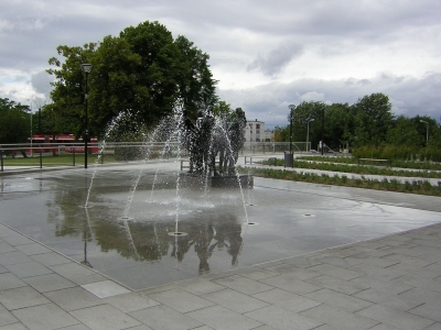 Springbrunnen in Rostock