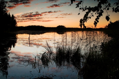 Nacht in Finnland