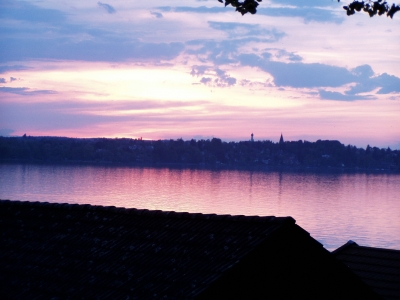 Sonnenuntergang in Breitbrunn