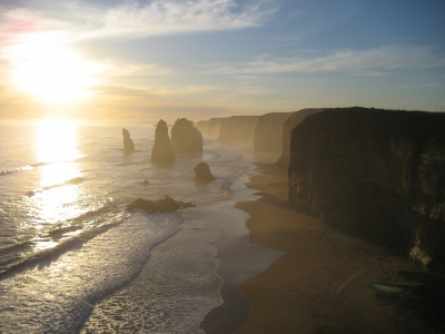 Twelve Apostels bei Sonnenuntergang - Great Ocean Road - Australien
