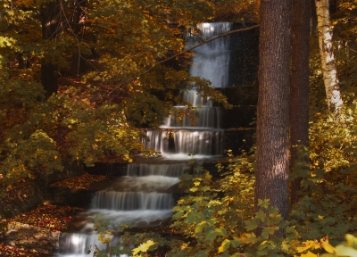 Wasserlauf im Herbst
