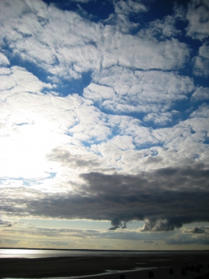 Wolken-Mix  über der Nordsee