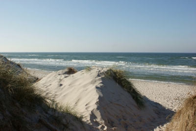 Sanddüne am Weststrand