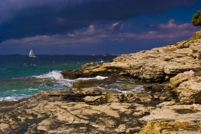 Sturm in Tisno