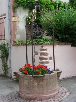 Ziehbrunnen in Riquewihr