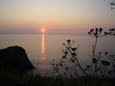 Sonnenuntergang in Cornwall 2