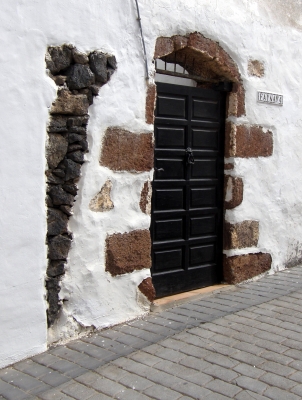 Haustür in Teguise