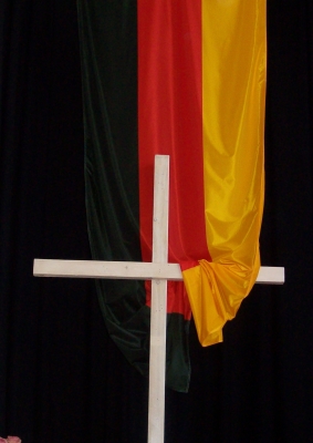 Flagge mit Kreuz